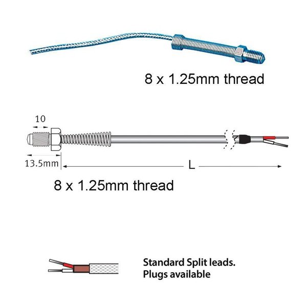 Standard Thermocouple - Nozzle Type Thermocouple