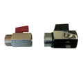 Ball Valve - Miniature, Male/Female Thread