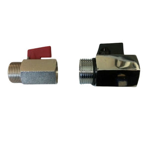 Ball Valve - Miniature, Male/Female Thread