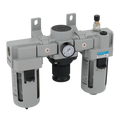 1/2" BSP Parallel Female Filter Regulator Lubricator
