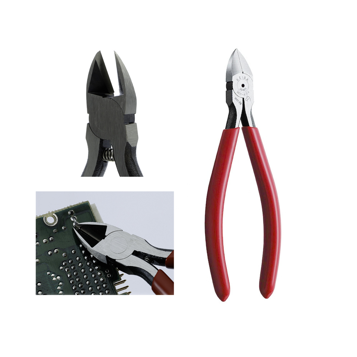 Keiba Plastic Cutting Pliers Curved Back Gate Cutters