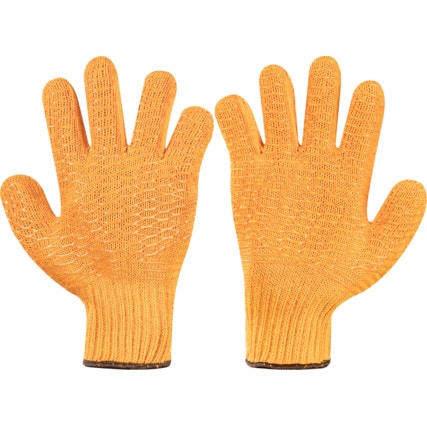 Yellow Criss - Cross Glove