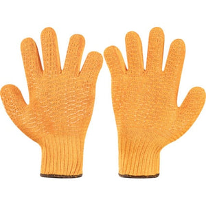 Yellow Criss - Cross Glove