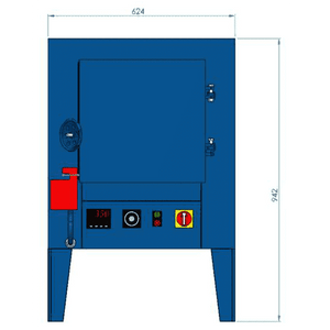 Pyrolysis FOUR350 Oven for Cleaning Nozzles, Tips, Adaptors