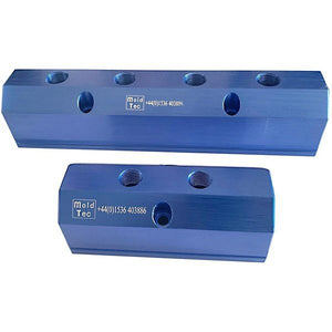 Water Manifold - Aluminium Blue