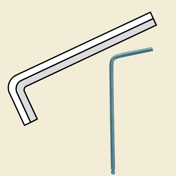 Clamps And Accessories - Hex Wrench For Cap Screw Bolts