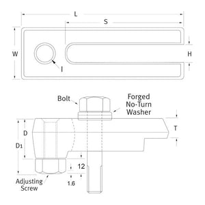 Clamps And Accessories - Mould Clamp Sets- Open Toe