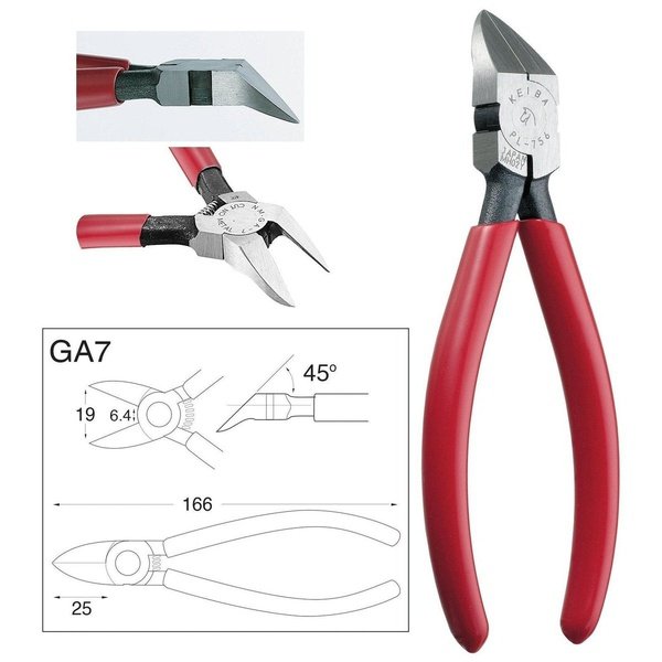 Keiba Plastic cutting pliers- Angled Gate Cutters– Nickerson PMS