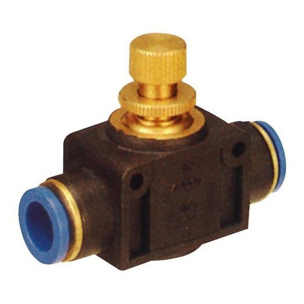 Push Fitting - Manual Flow Controller Straight