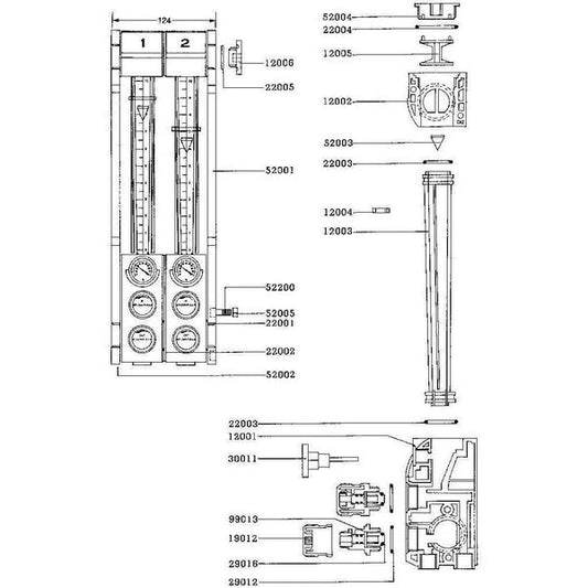 Water-Regulator-Parts - Water Regulator Parts - O-RING FOR VALVE Same As 29010