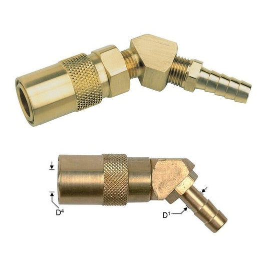 Waterline - DME 45 Socket Couplings With Hose Tail