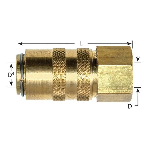 Euro Series compatible socket couplings with female thread – Nickerson PMS