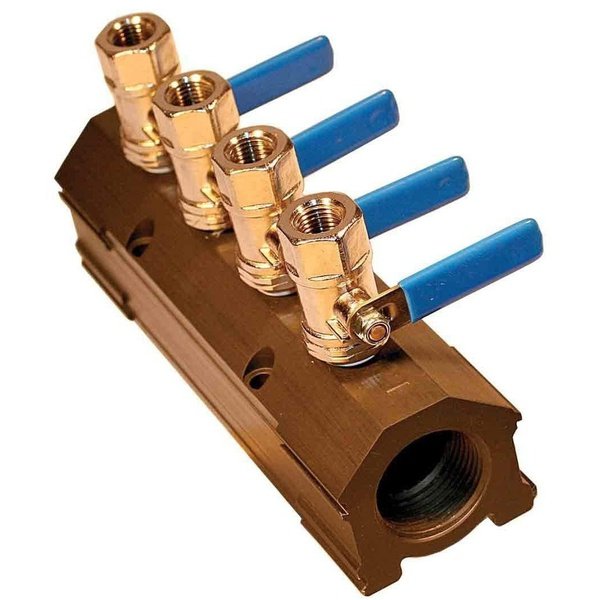 Waterline - Water Manifold- Aluminium, Blue