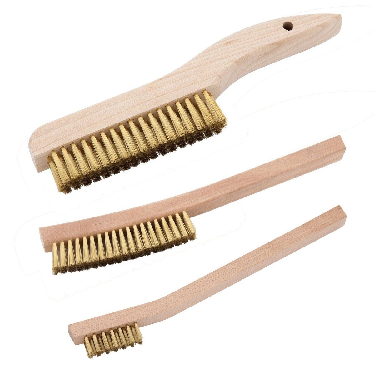 Workshop Supplies - Hand Brushes- Brass And Steel